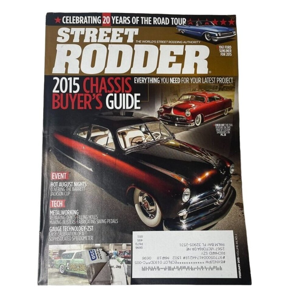Street Rodder Magazine February 2015 u Vol 44  No 2 Car Restoration Tips Tricks